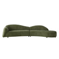Mid-Century Upholstered Sofa with Right Chaise