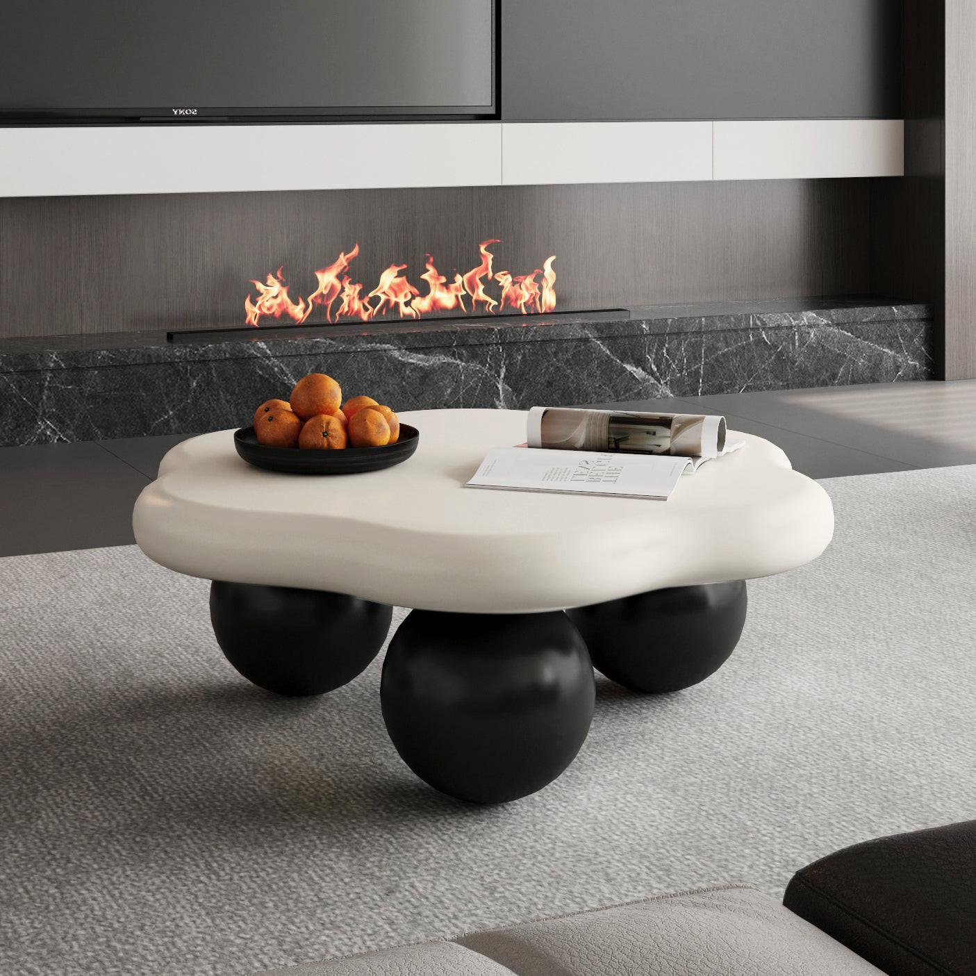 Cloud Shaped Coffee Table - Modern Minimalist Design.
