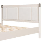Solid Wood King Bed with Heavy Duty Support.