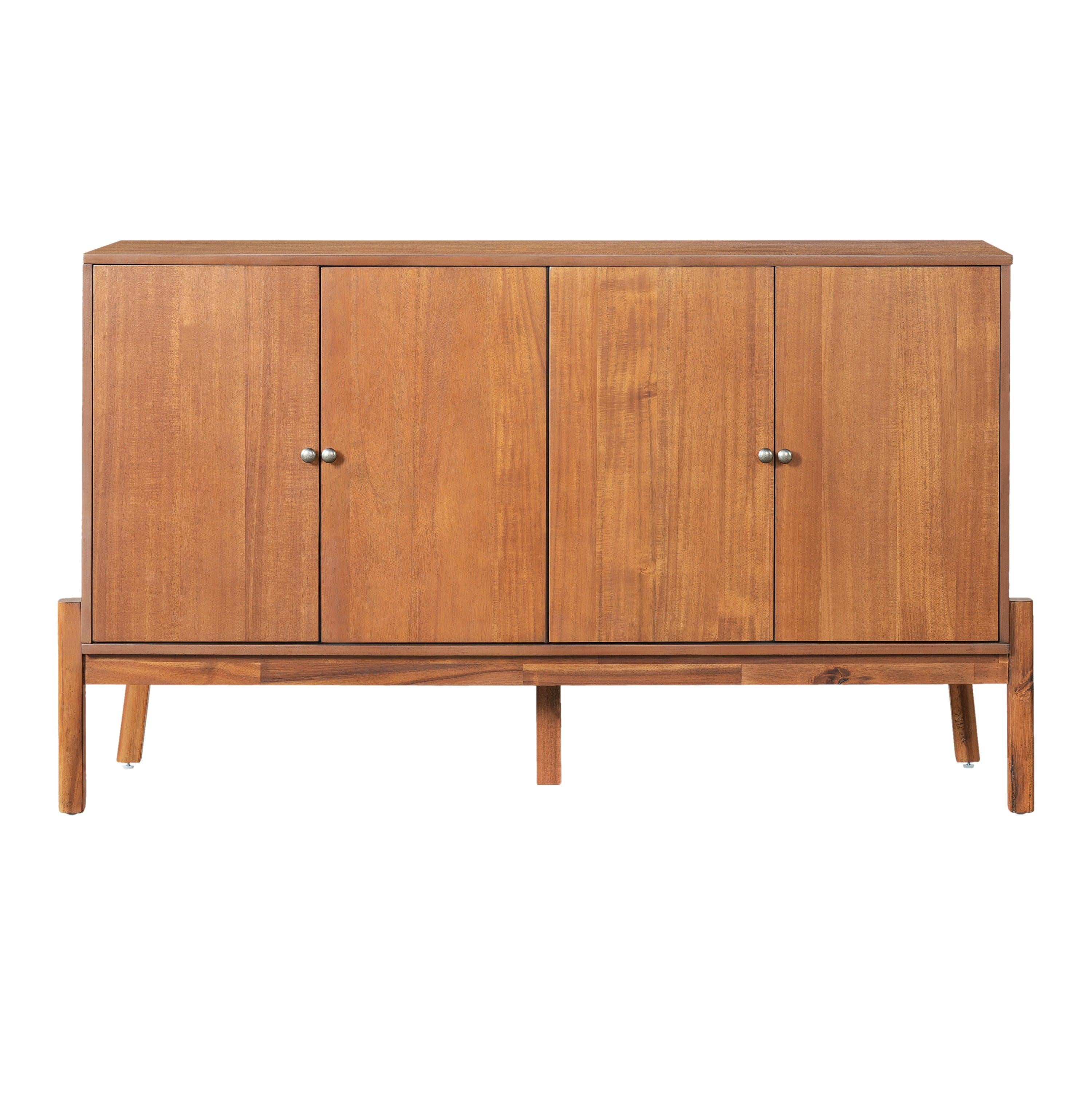 Acacia Wood Sideboard Cabinet for Dining or Living Room.