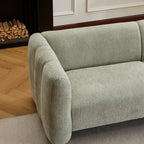 Tonson Light Green 3-Seater Boucle Sofa for Any Space.