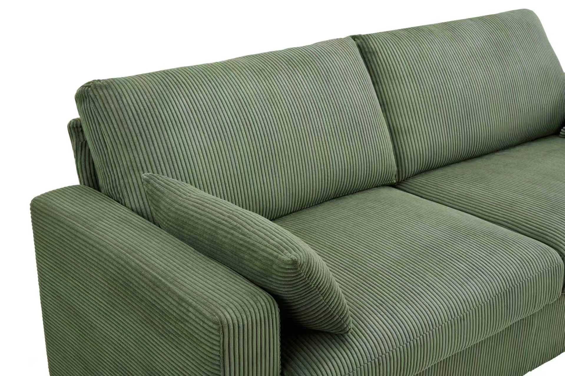 Modern Loveseat Sofa for Small Space - Removable Cover & Spring Cushions.