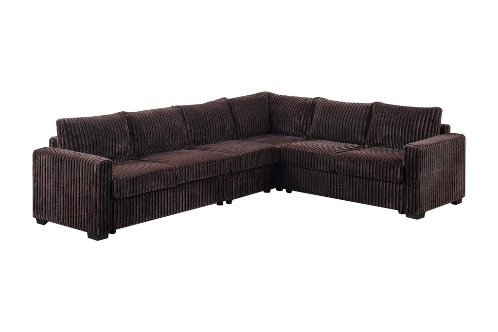 L-Shaped Sectional Set - Comfort and Style for Living Room.