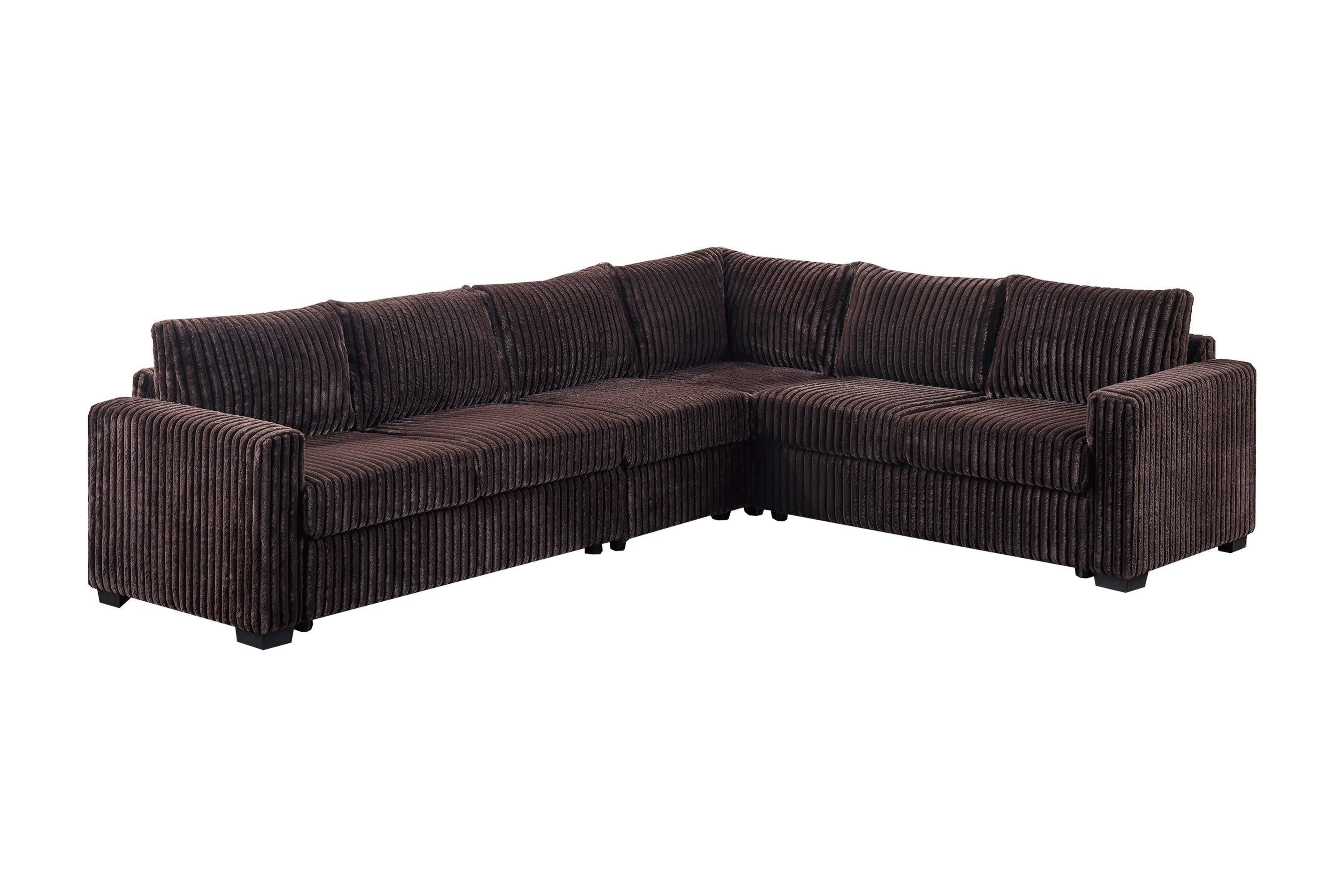 L-Shaped Sectional Set - Comfort and Style for Living Room.
