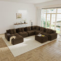 Modular Sectional Sofa for Living Room - 6-Seater V Shaped Couch.