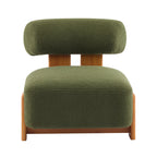 Modern Boucle Lounge Chair for Living Room and Office.