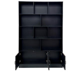 70.87' Tall Bookshelf with 10 Cubes and Cabinet.
