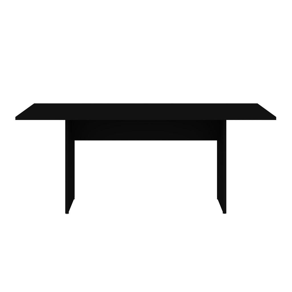 Black Dining Table - Seats 6.