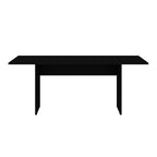 Black Dining Table - Seats 6.