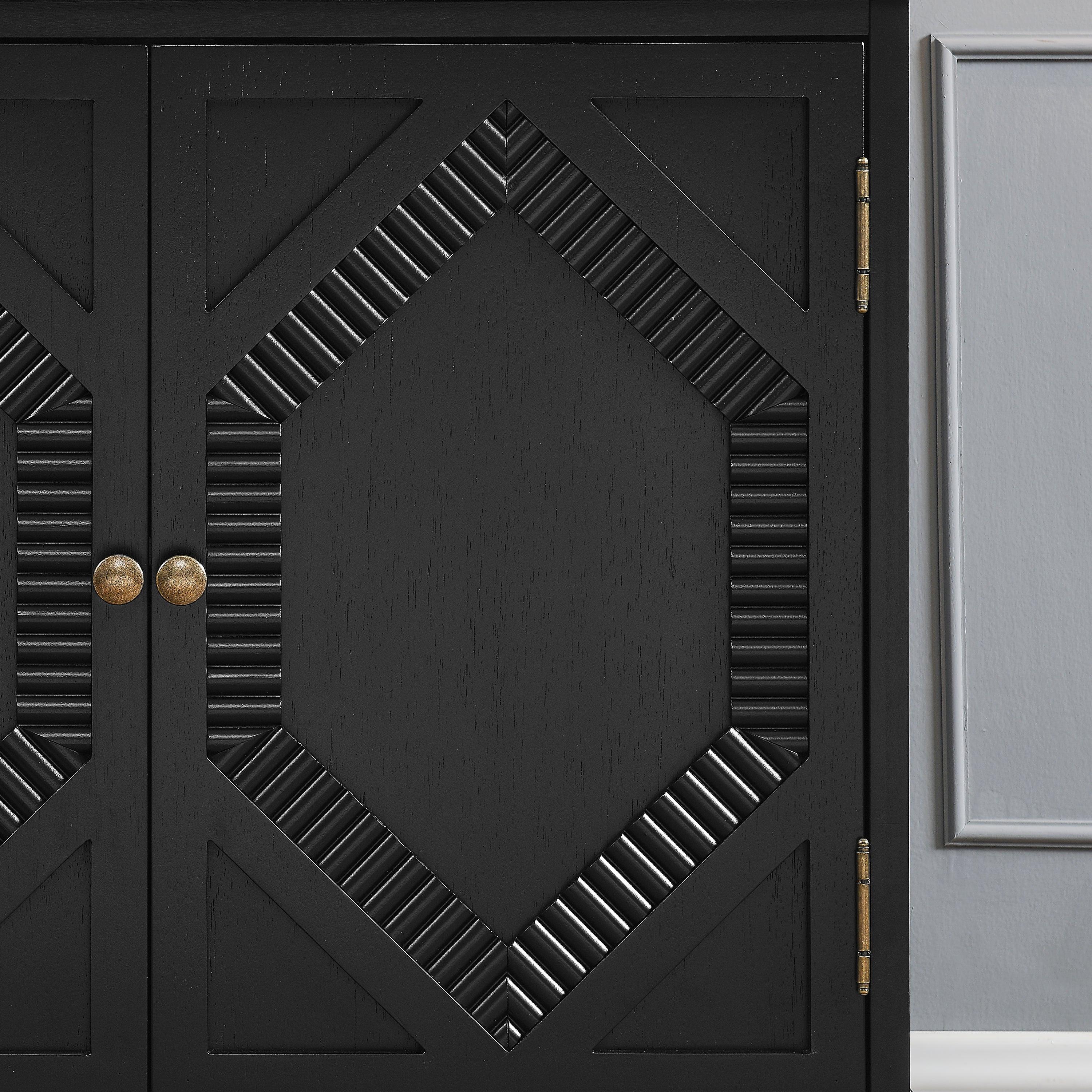 Mid Century Modern Sideboard Cabinet with Storage.