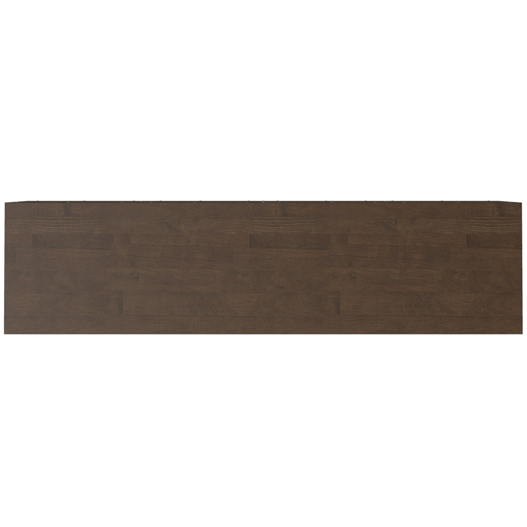 Walnut Brown 4 Door Sideboard Buffet for Storage.