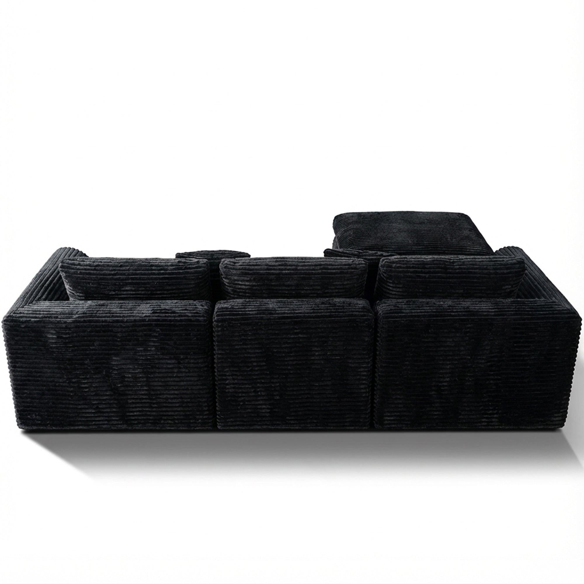 High-Resilience Boneless Sponge Sofa - Flexible Configurations.