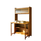 Bamboo Folding Table for Home Office - Multi-Functional Design.