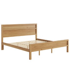 Maddox Modern Wood King Panel Bed - A Stylish Choice.