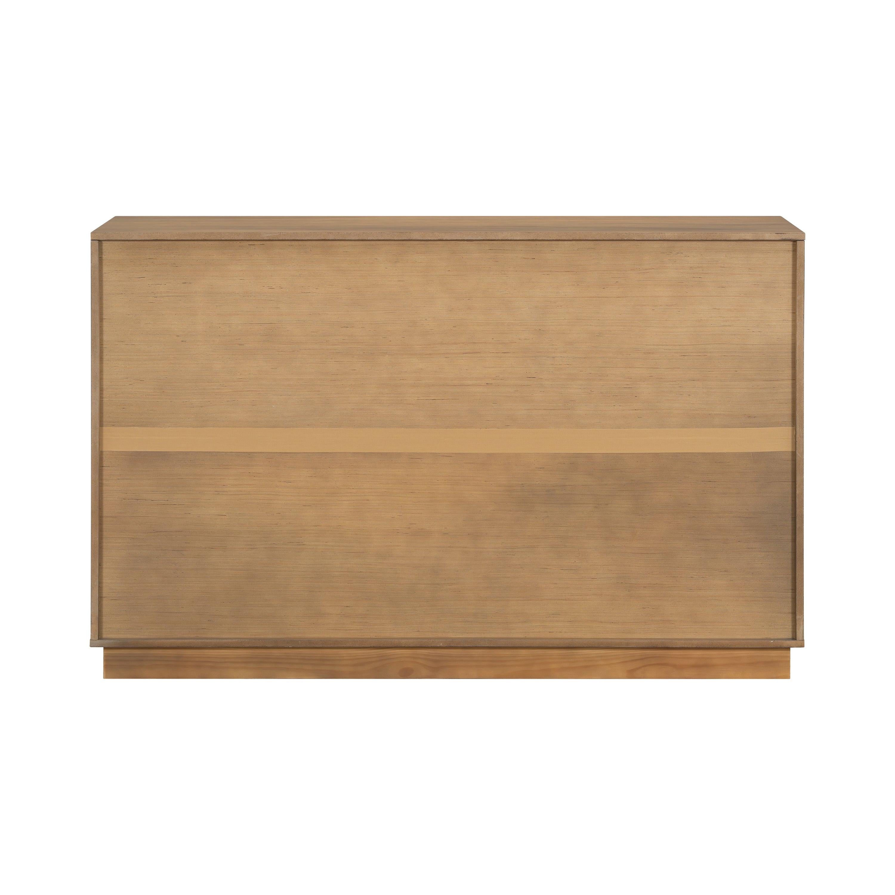Natural Wood Storage Cabinet for Living Room and Dining.