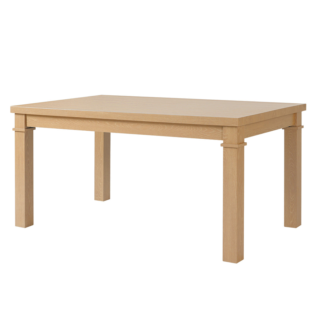 6-Piece Modern Dining Set, Rectangle Kitchen Table with 4 Upholstered Chairs & Bench, Ideal for Dining Room and Living Room, (Easy Assembly, Space Saving)