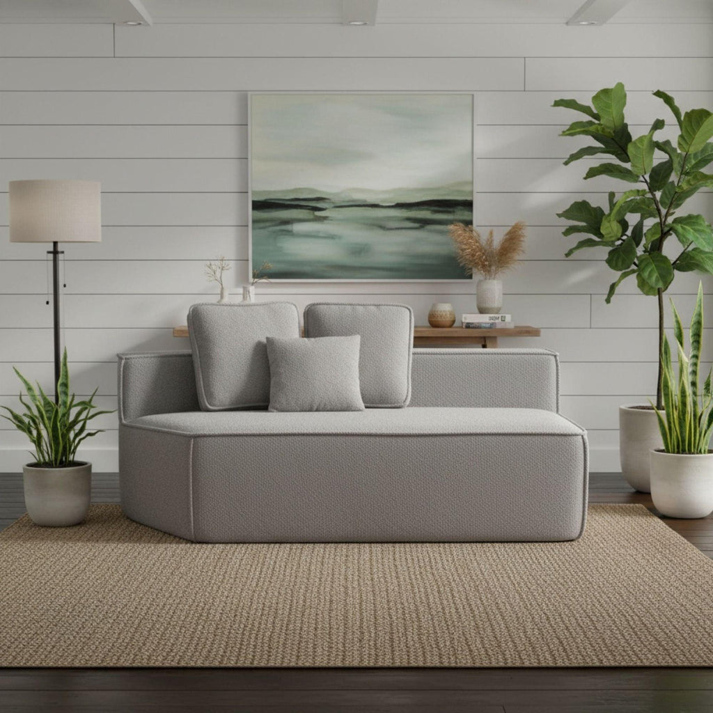 Teddy Fabric Single Sofa Chair for Cozy Interiors.