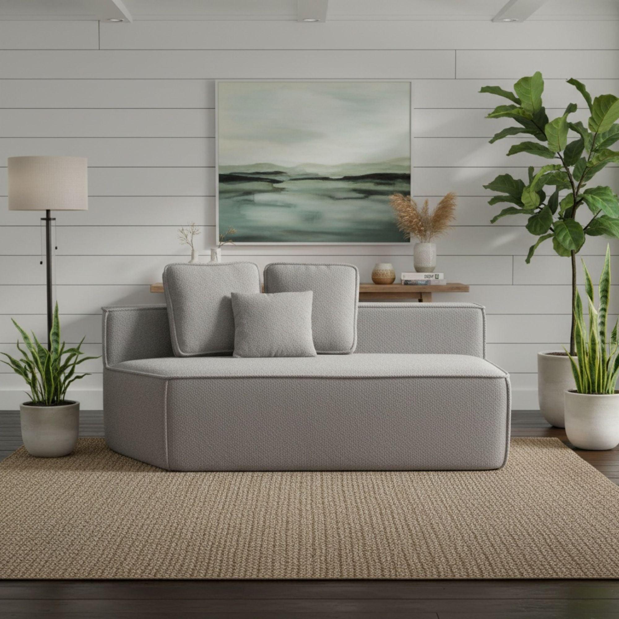 Teddy Fabric Single Sofa Chair for Cozy Interiors.