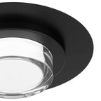 12 inch Square Black Integrated LED Flush Mount.
