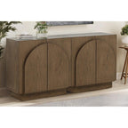 Mid-Century Modern Sideboard Cabinet for Living Room Storage.