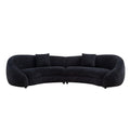 Modern Curved Sofa with Love Heart Design for Living Room.