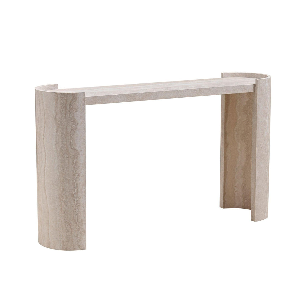 Faux Mars Marble Entryway Table for Living Room.
