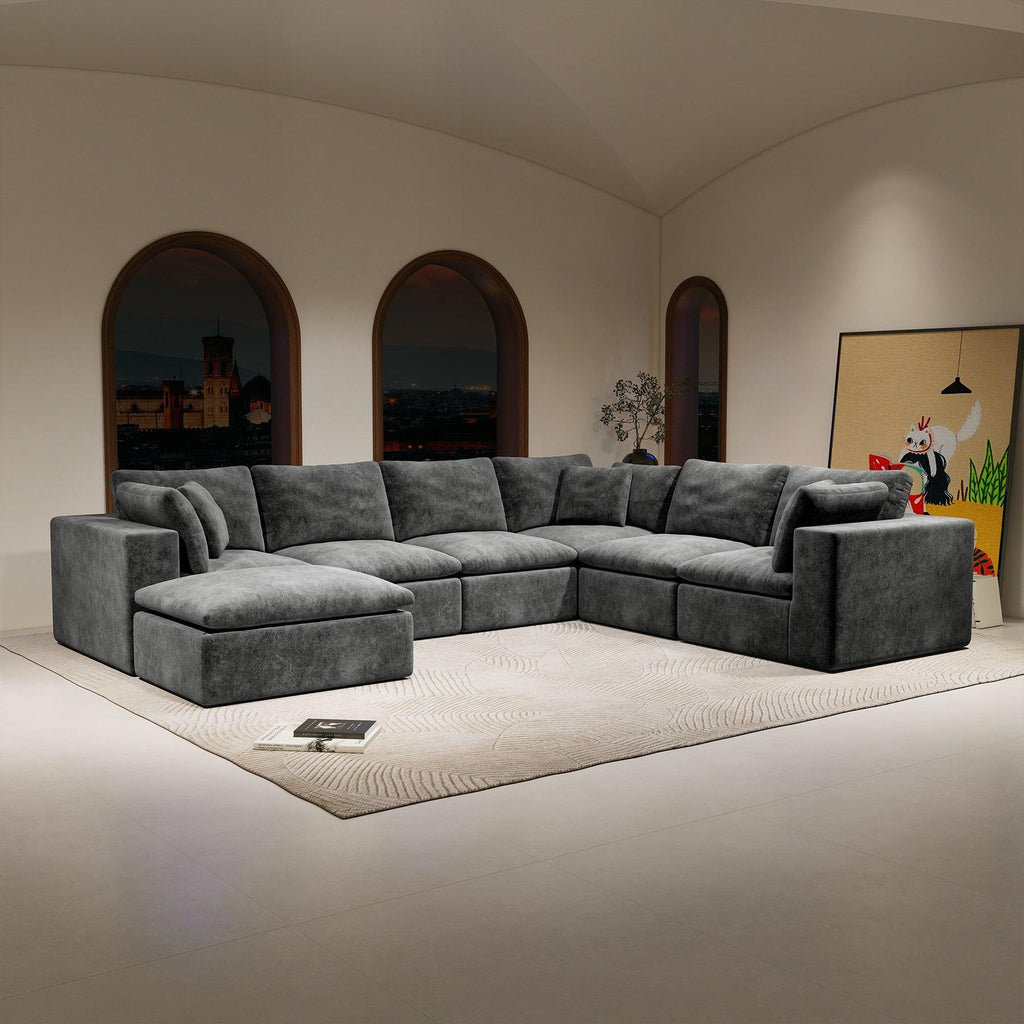 Modular Sectional Sofa - Upholstered Couch for Any Space.