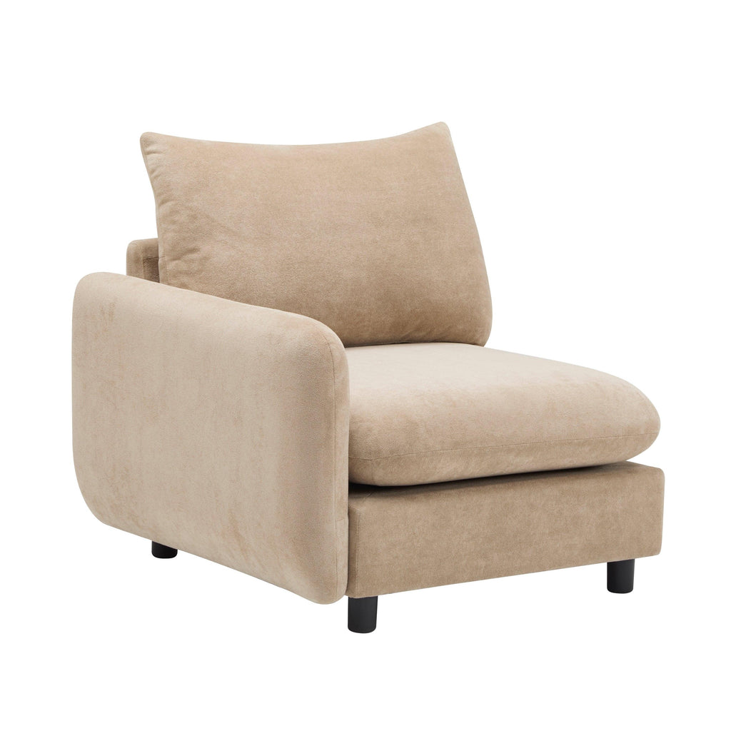 L Shaped Modular Sectional Sofa - Nomad 4-Piece Couch.