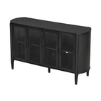 Stylish Black Storage Cabinet for Living Room.