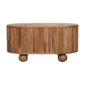 Solid Wood Soba Ball Lid-Up Coffee Table