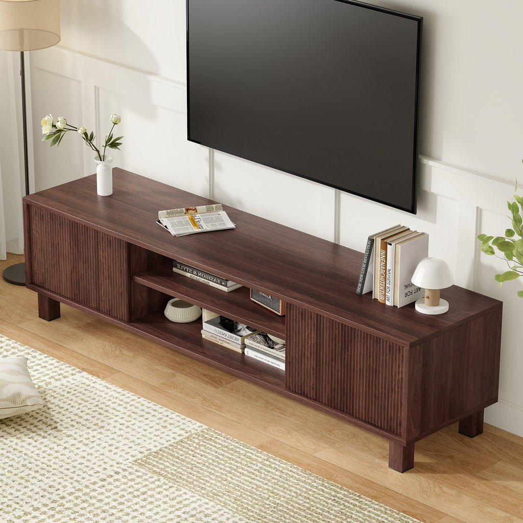 Modern TV Stand for 70 Inch TVs - Stylish Storage Center.