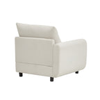 Rear side view of a modular corner chair from the 69 in. 2-Seats Modular Sectional Sofa Corner Chair Sofa Couch, showing clean lines and structure.