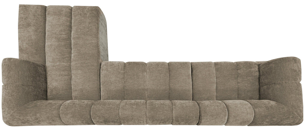 122' Modern L-Shaped Sectional Sofa with Chaise Lounge.