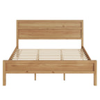Maddox Modern Wood King Panel Bed - A Stylish Choice.