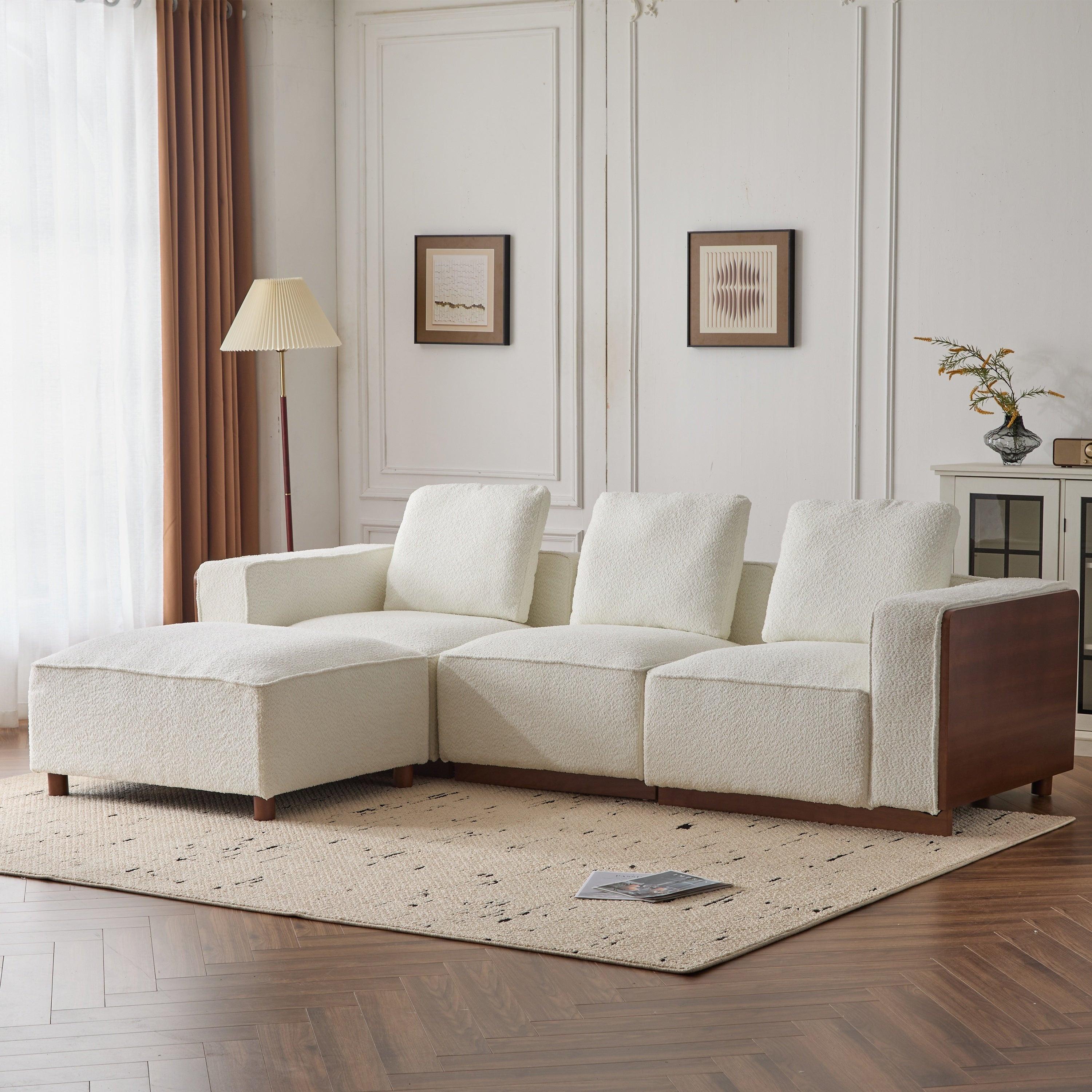 CHITA Modular L-Shaped Sectional Sofa for Living Rooms.