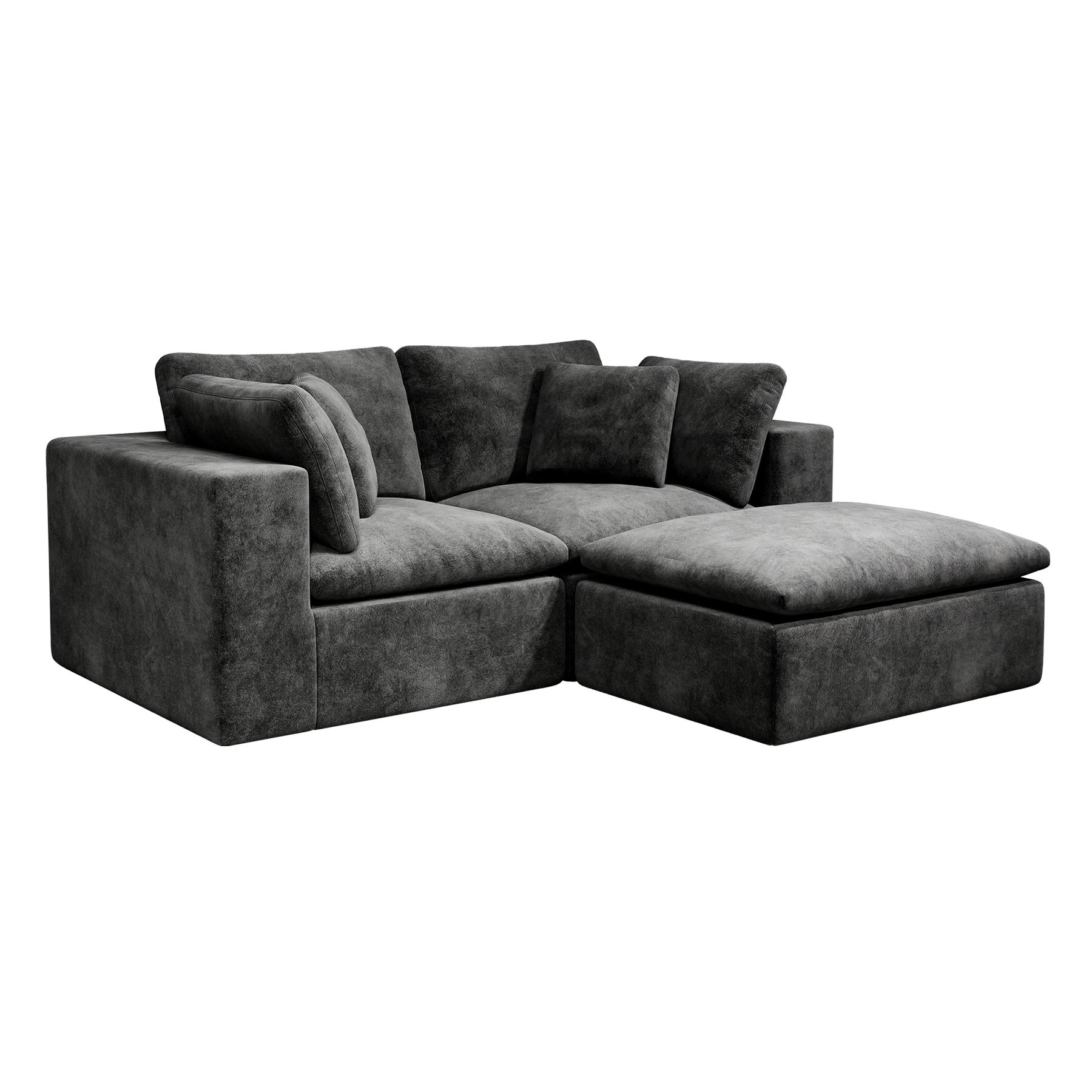 Modular Sectional Sofa - Compressed Couch for Living Room.