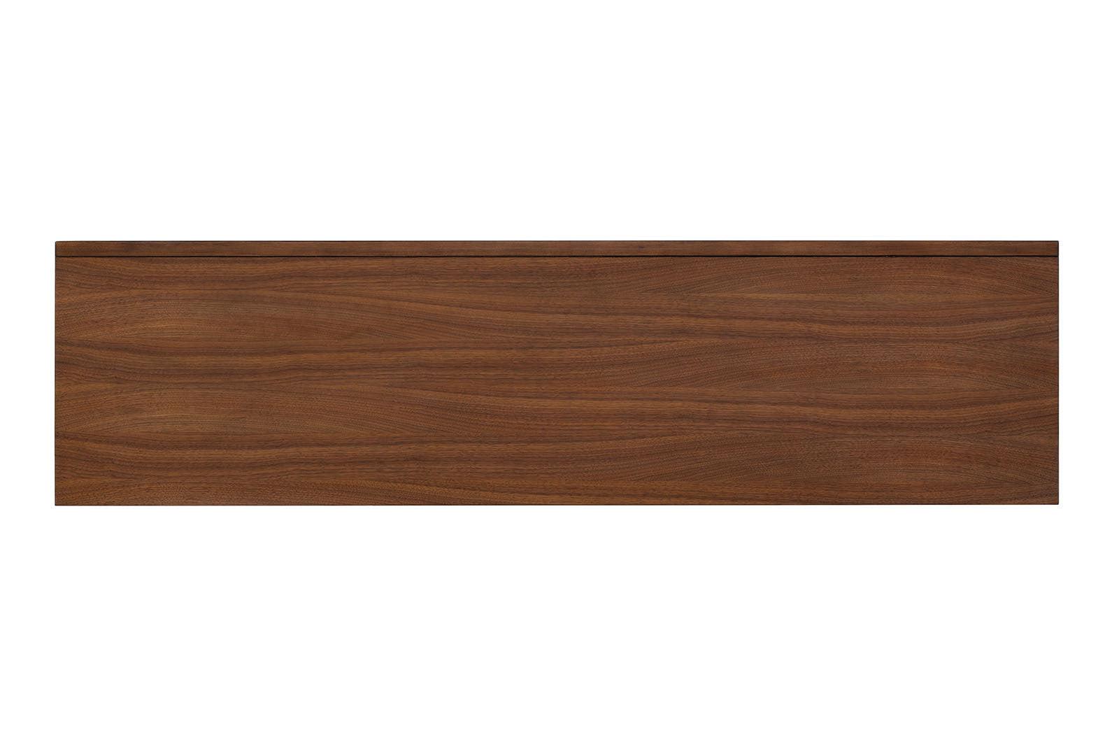1pc Contemporary Walnut Server for Dining Room Storage.