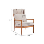 Mid Century Modern Accent Armchair for Comfortable Seating.