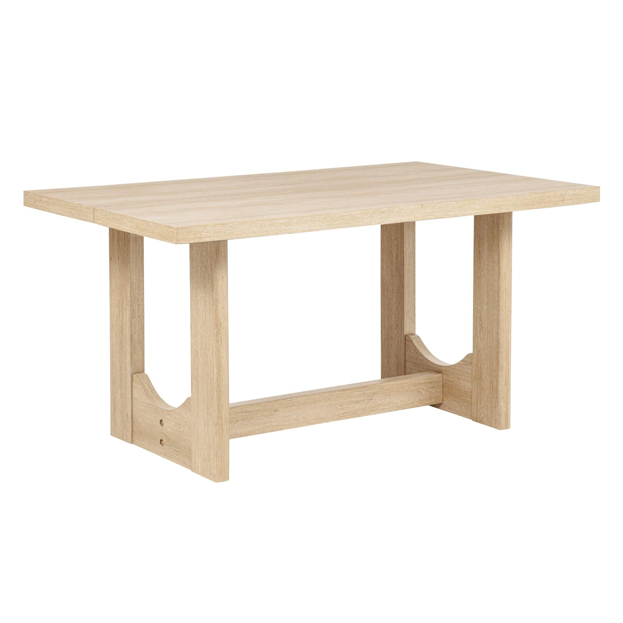 6 Piece Dining Table Set with Bench for Dining Room.