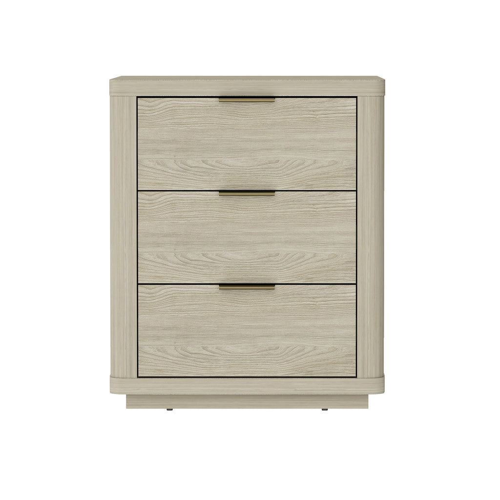 Evelyn 20' Nightstand in Natural (3-Drawer)