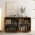 Wood Buffet Cabinet with Storage for Modern Interiors.