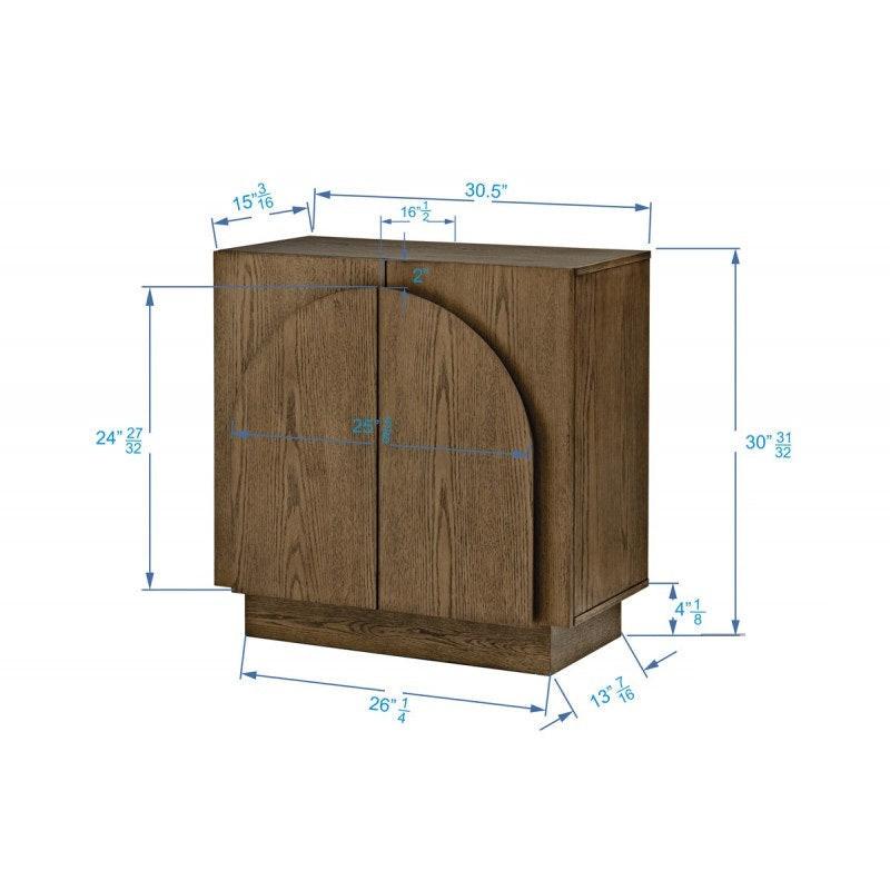 Mid-Century Modern Sideboard Cabinet for Living Room Storage.