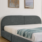 King Size Upholstered Bed Frame with Storage and Headboard.
