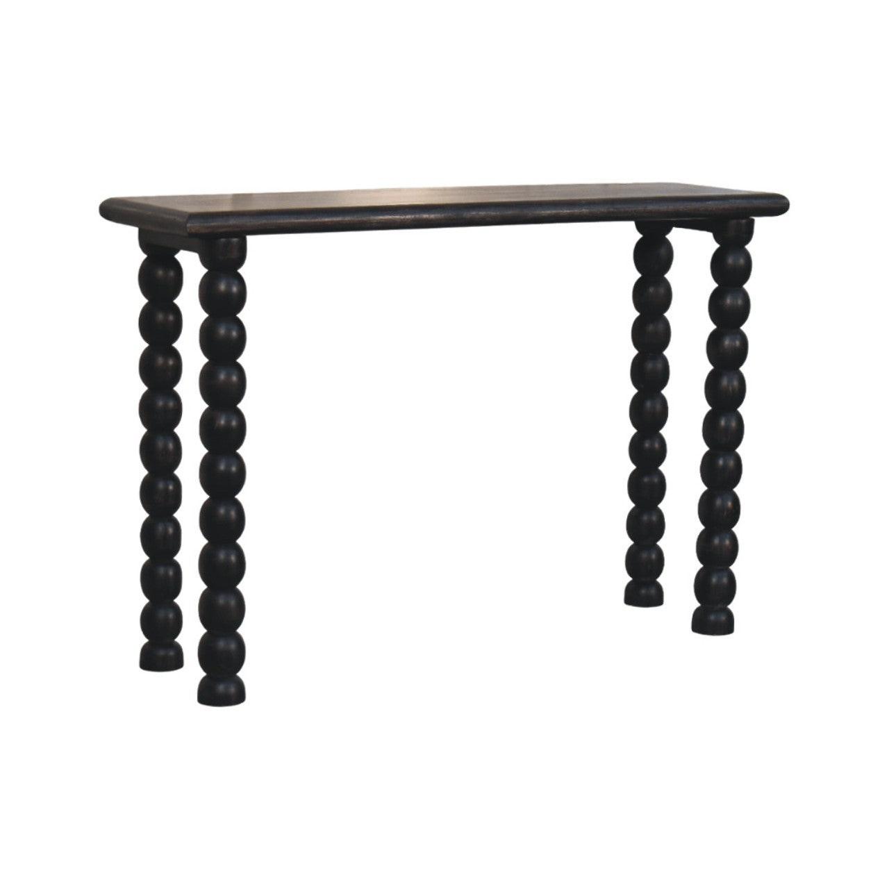 Artisan Furniture Solid Wood Console Table - Black Mango.