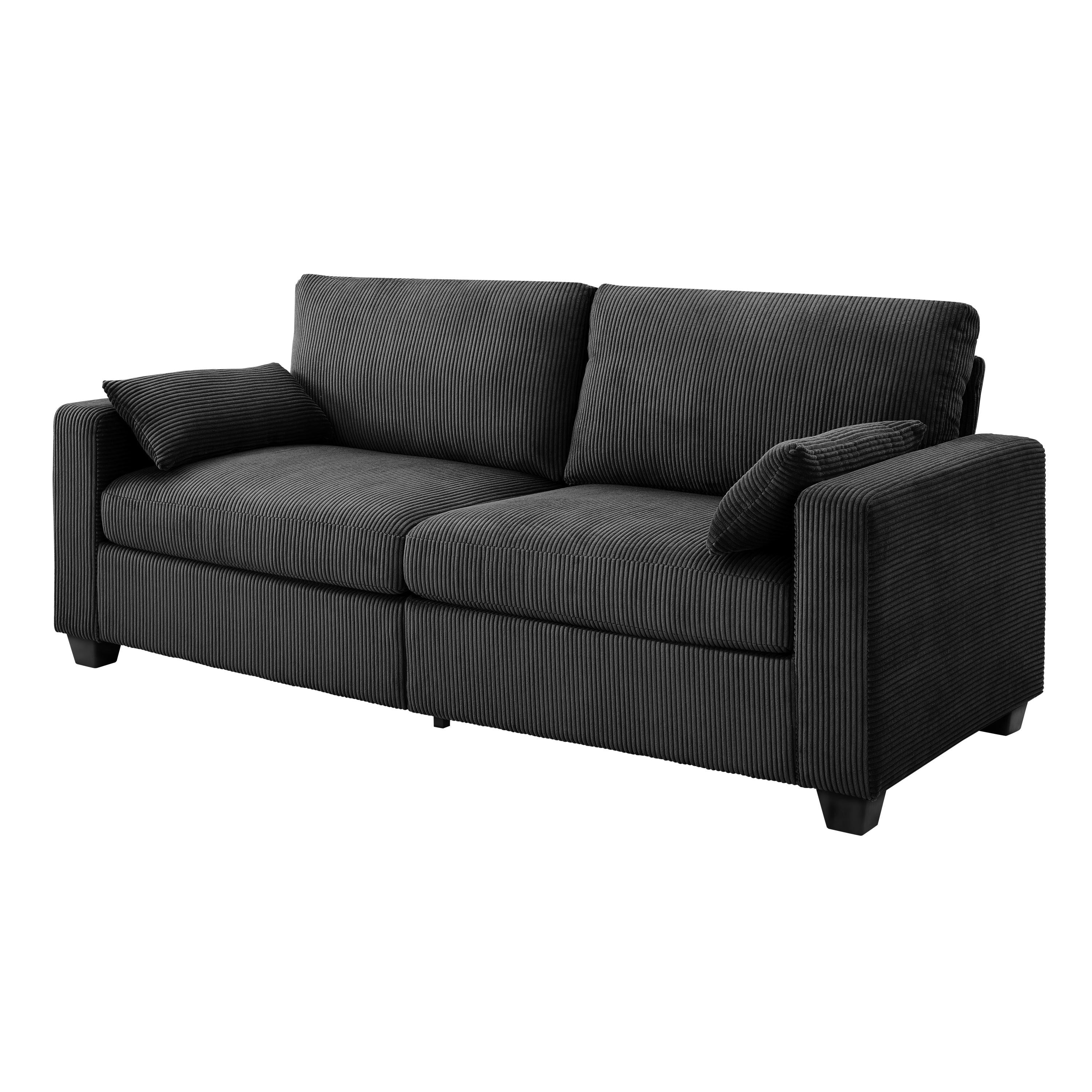 Removable Cover Loveseat Sofa for Small Spaces.