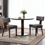 Farmhouse Dining Chairs Set of 2 - Mid-Century Modern Design.