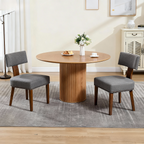 Farmhouse Dining Chairs Set of 2 - Mid-Century Modern Design.