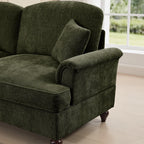 Mid Century 4 Seater Sofa with Flared Arms and Skirts.