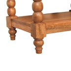 Barley Twist Side Table Crafted from Solid Mango Wood.