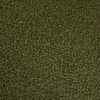 2-Pack Dining Chairs with Pillow Back, Green Boucle Fabric, Natural Color Solid Wood Frame